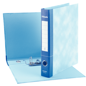 Registratori ESSELTE ESSENTIALS formato protocollo d.5 Blu