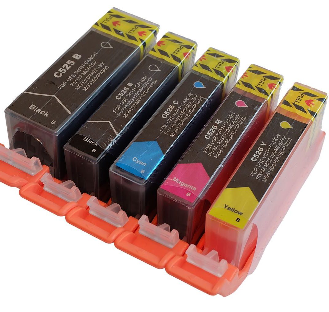 Cartuccia Inchiostro Originale Canon CLI-526 Per Stampanti Pixma – Vari Colori (Aperta, Mai Usata)