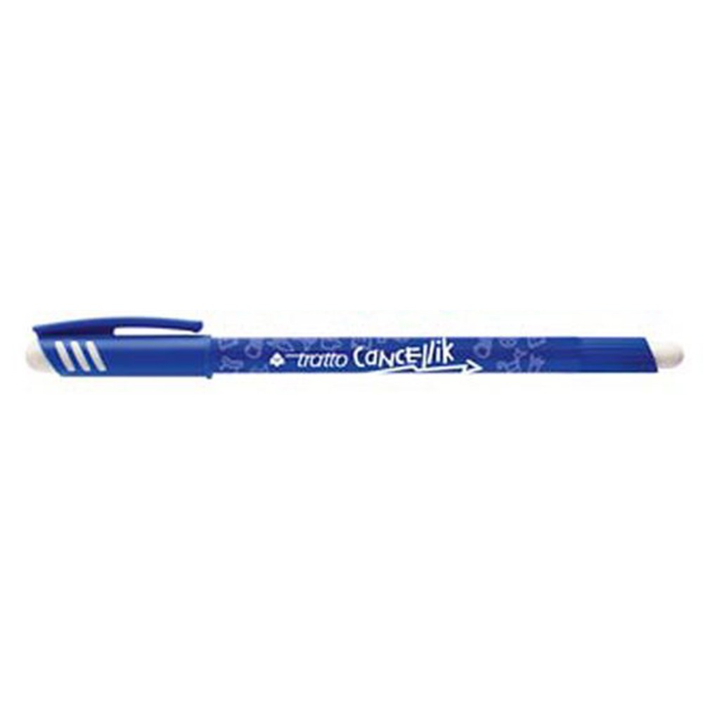 Penna TRATTO CANCELLIK cancellabile Blu cf.12 pz