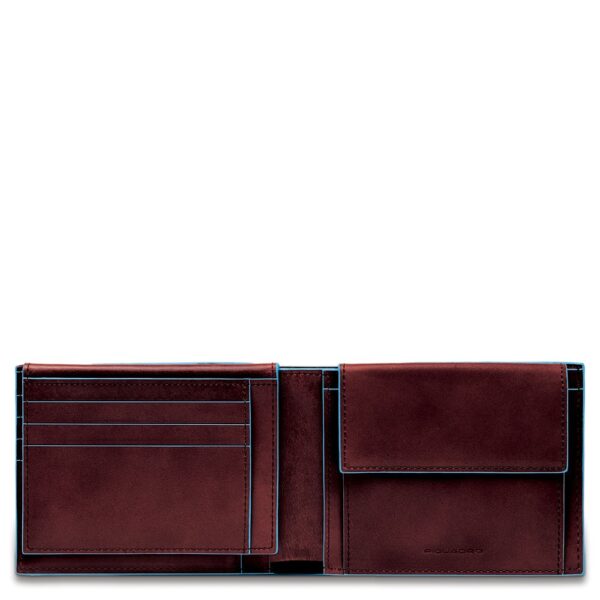 Portafoglio uomo con portamonete Blue Square PU1392B2