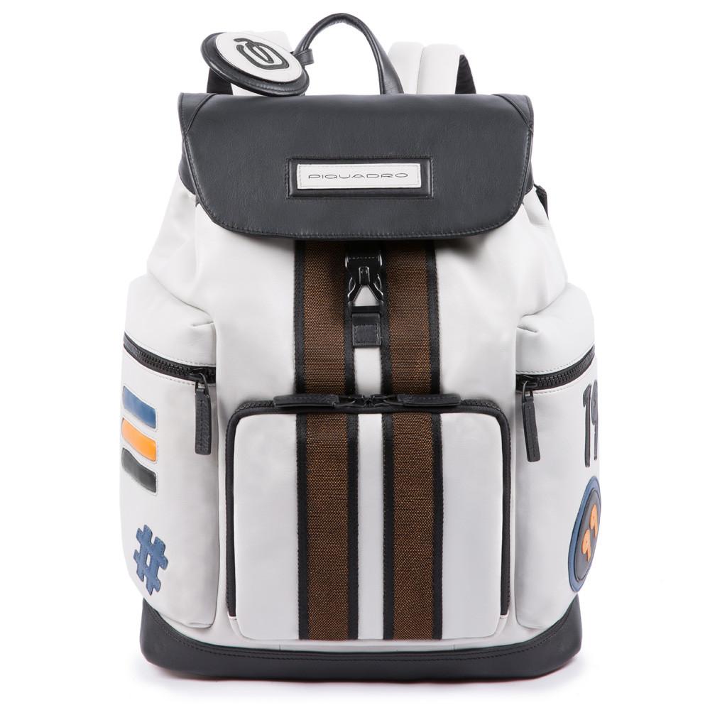Zainetto PIQUADRO porta computer con patta Grigio CA4615S99 |  VecaScuolaUfficio