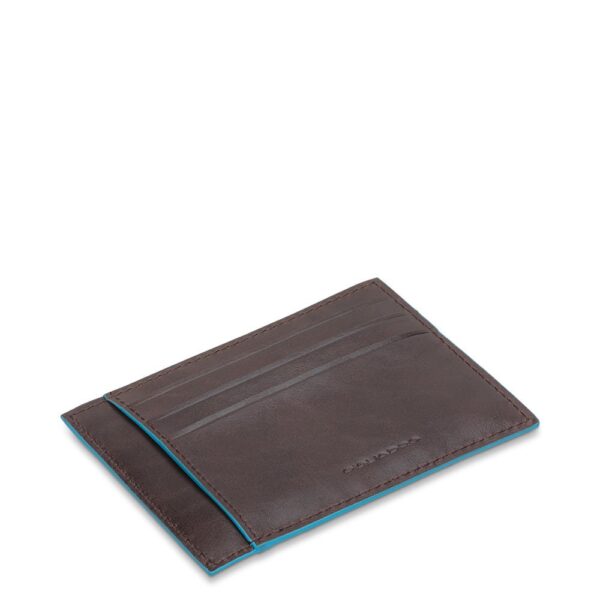 Porta carte di credito in pelle Blue Square PP2762B2R