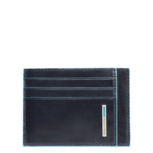 Porta carte di credito in pelle Blue Square PP2762B2R