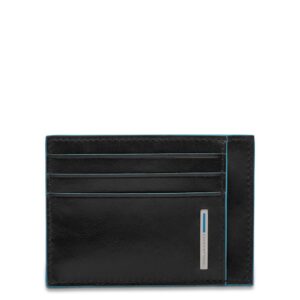 Porta carte di credito in pelle Blue Square PP2762B2R