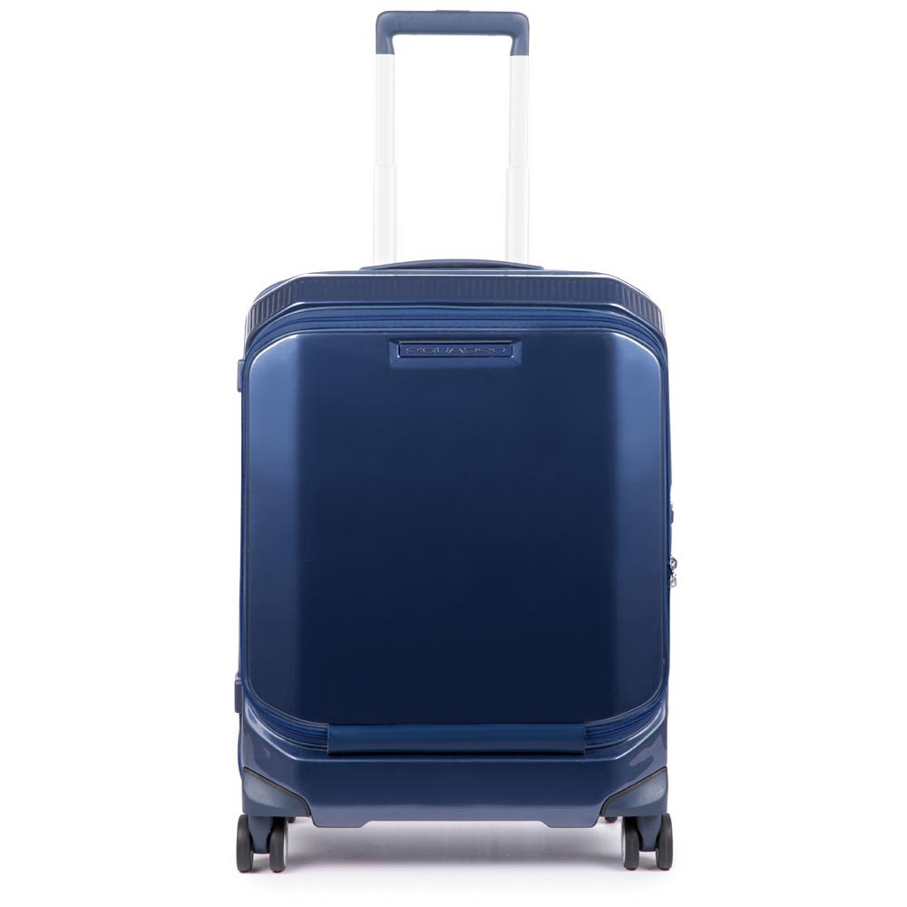 Trolley cabina PIQUADRO porta PC rigido con porta iPad®10 PiQ3 Blu BV4736CB  | VecaScuolaUfficio