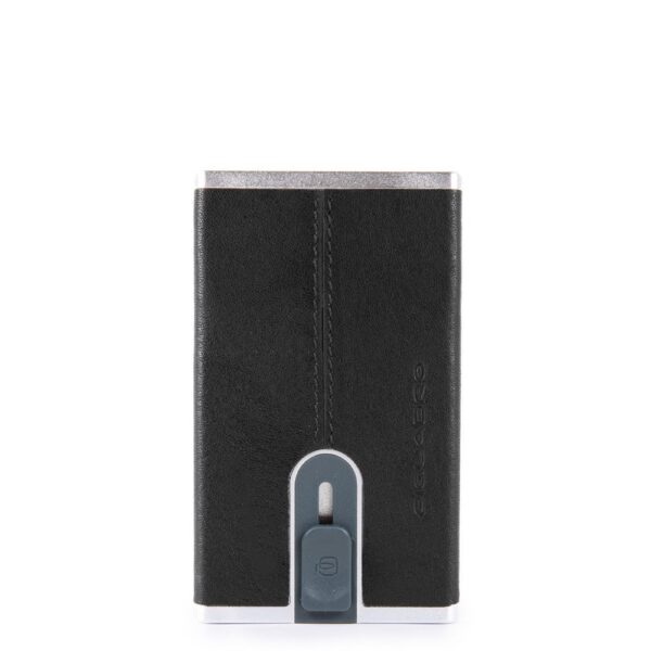 Portacards con sliding system Black Square PIQUADRO PP4825B3R