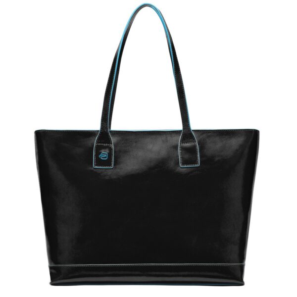 Shopping bag con compartimento porta iPad®mini Blue Square