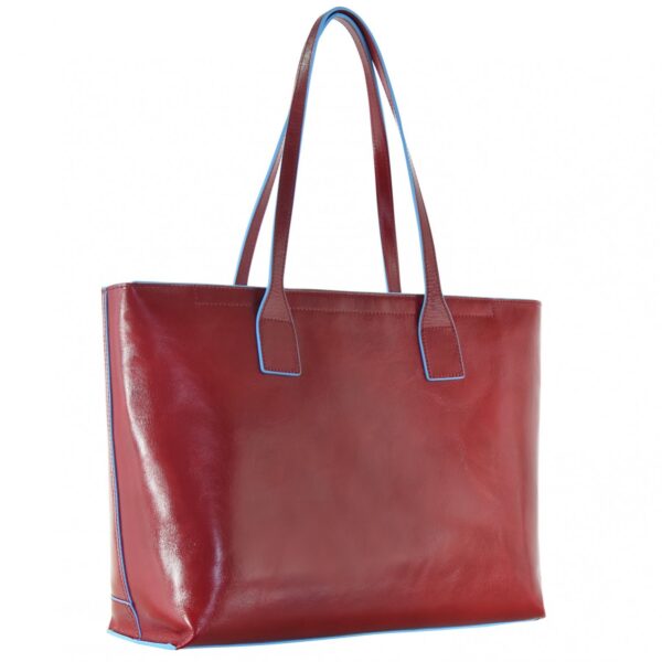 Shopping bag con compartimento porta iPad®mini Blue Square