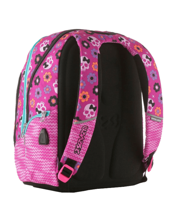 zaino scuola Seven advanced mexi girl rosa, 30 lt