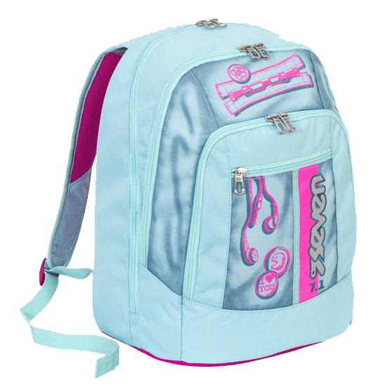 zaino seven new advanced colorful girl | VecaScuolaUfficio