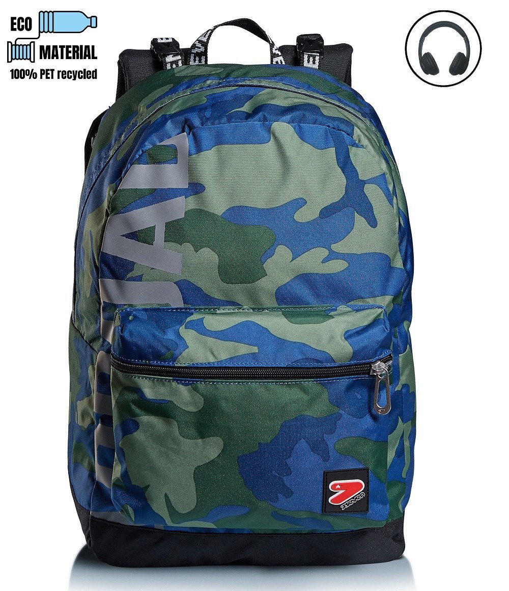 Zaino SEVEN THE DOUBLE CAMO ROYAL | VecaScuolaUfficio