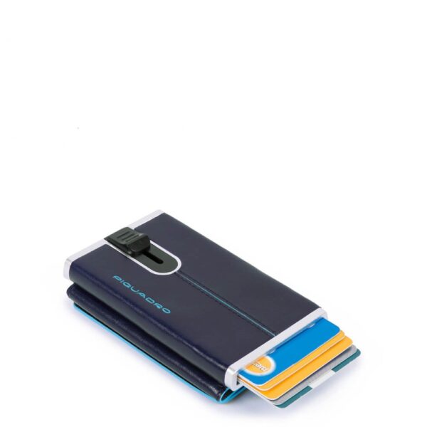 Compact wallet per banconote e carte di credito Blue Square PP4891B2R