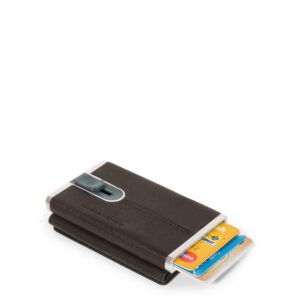 Compact wallet per banconote e carte di credito Black Square PP4891B3R