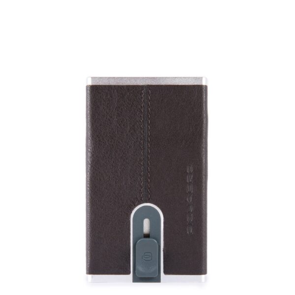 Compact wallet per banconote e carte di credito Black Square PP4891B3R