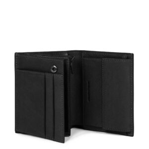 Portafoglio PIQUADRO uomo verticale Black Square PU1740B3R