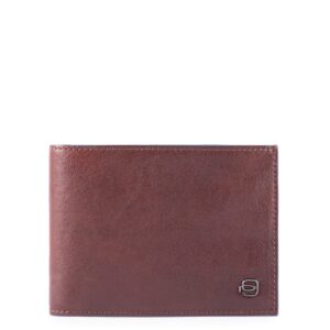 Portafoglio PIQUADRO uomo con portamonete Blue Square Special Testa di Moro PU257B2SR