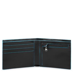 Portafoglio PIQUADRO uomo sottile con porta monete Blue Square PU4823B2R