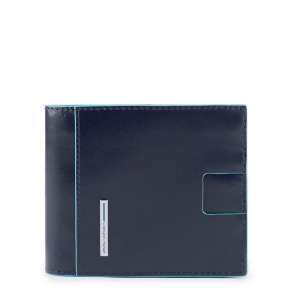 Portafoglio uomo con 2 scomparti per banconote  Blue Square PU5185B2R