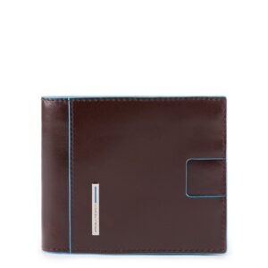 Portafoglio uomo con 2 scomparti per banconote  Blue Square PU5185B2R