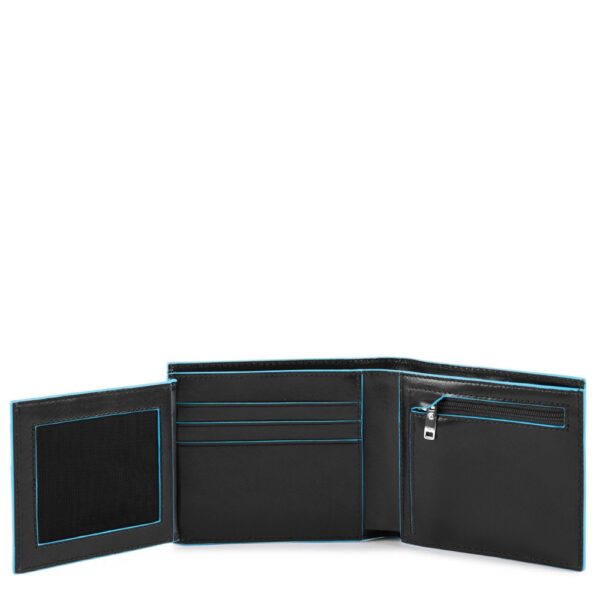 Portafoglio uomo con 2 scomparti per banconote  Blue Square PU5185B2R