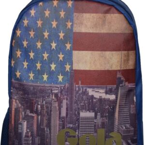 Zaino Gola Dean Usa Vintage Blue-gold