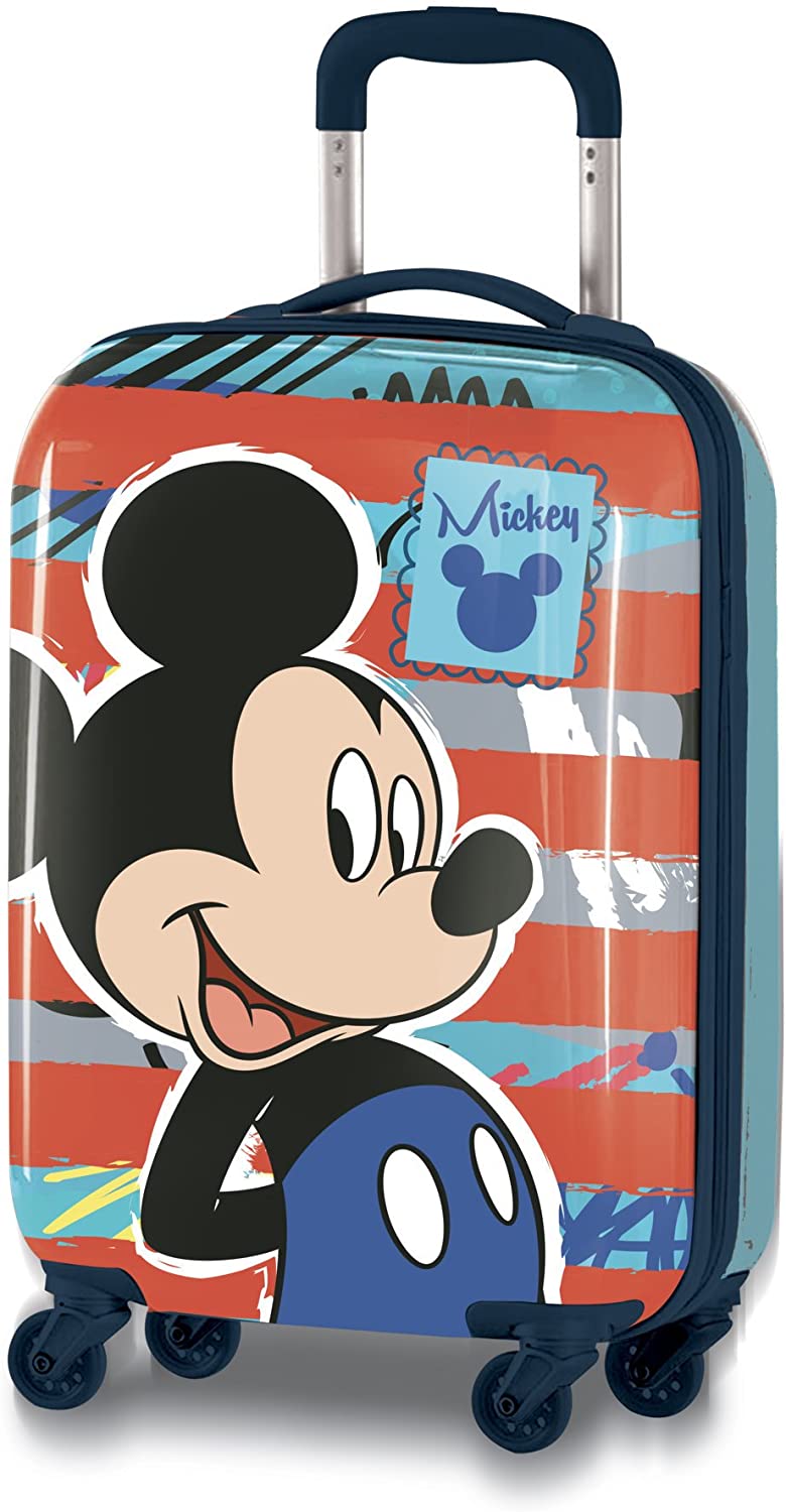 Valigia Trolley Viaggio DISNEY per Bambini TOPOLINO | VecaScuolaUfficio