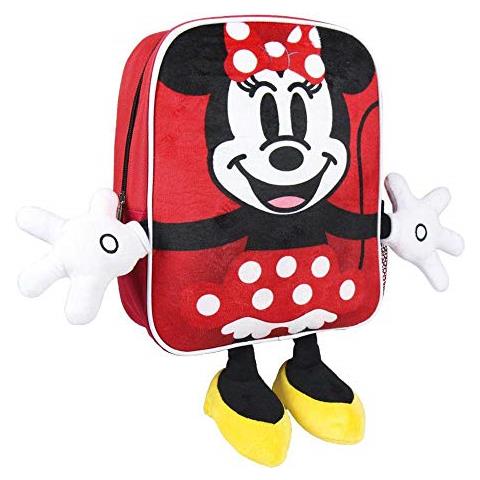 Zaino Asilo Disney Minnie Mouse rosa-nero - ZainoMania