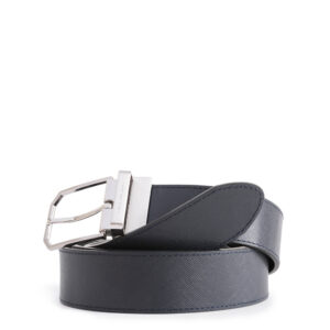 Cintura PIQUADRO uomo reversibile Nero-blu CU5262C74