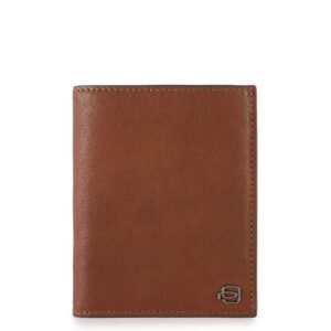 Portafoglio PIQUADRO uomo verticale Black Square Cuoio PU1740B3R