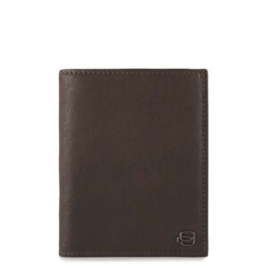 Portafoglio PIQUADRO uomo verticale Black Square Testa di moro PU1740B3R