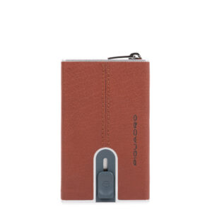 Portacards PIQUADRO Black Square Cuoio PP5359B3R