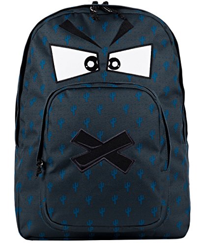 ZAINO INVICTA Ollie Face Fantasy Con Cactus 2 Tasche | VecaScuolaUfficio
