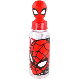 Borraccia 390 ml con chiusura antigoccia in plastica per bambini Spiderman  MARVE