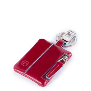 Portachiavi PIQUADRO Connequ Blue Square Rosso PC4821B2
