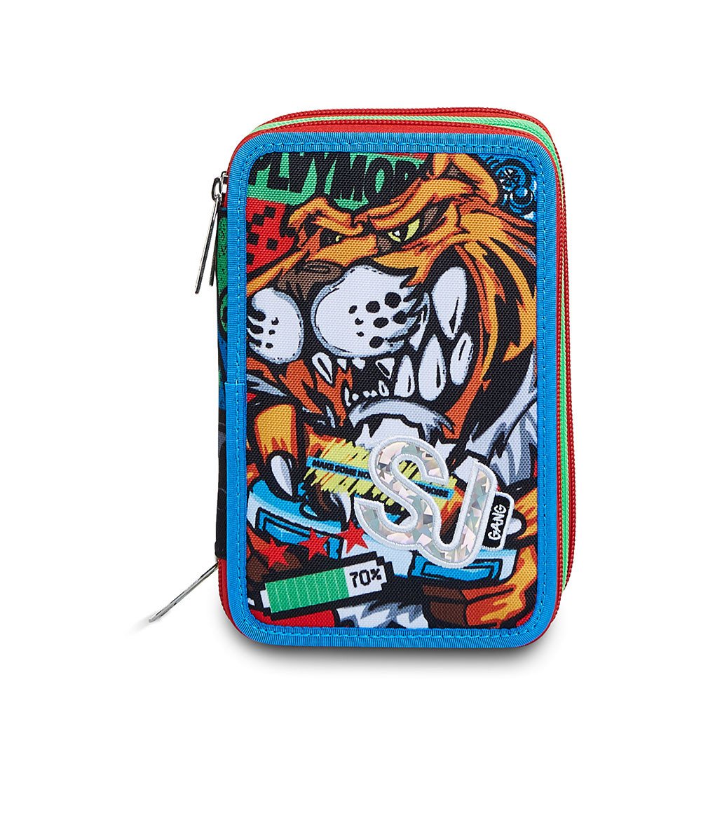 Astuccio triplo SEVEN SJ Animali fantasy Boy | VecaScuolaUfficio