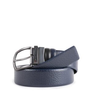 Cintura PIQUADRO uomo reversibile Nero-blu CU4564C42
