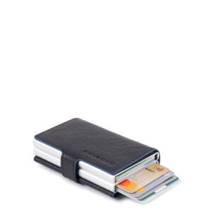 Compact wallet doppio PIQUADRO B2S Blu PP5472B2SR