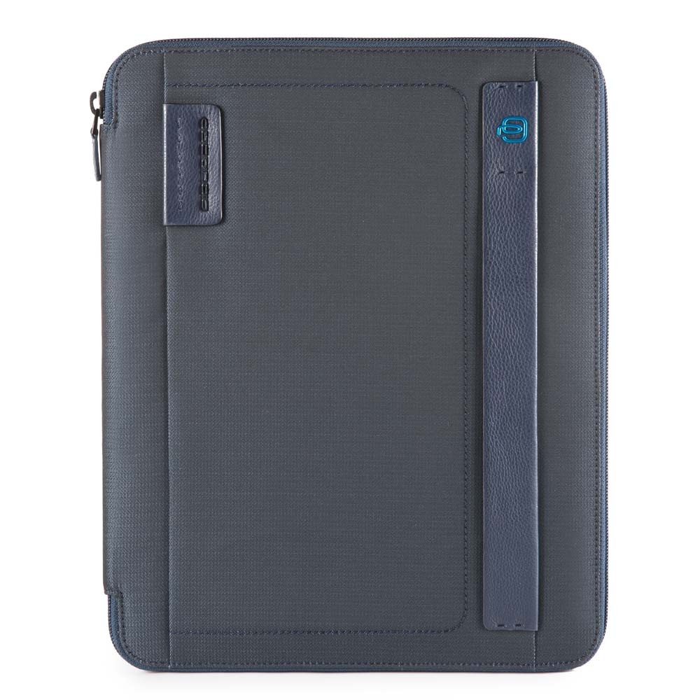 Portablocco PIQUADRO sottile formato A4 Chevron blu PB2830P16 |  VecaScuolaUfficio