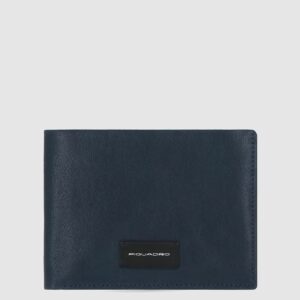 Portafoglio PIQUADARO uomo Harper Blu PU5760APR