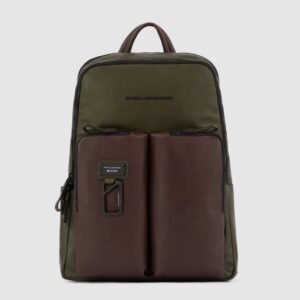 Zaino PIQUADRO porta computer Harper Verde-testa di moro CA3869AP