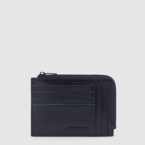 Porta monete Piquadro con carte di credito B2 Revamp Blu PU1243B2VR