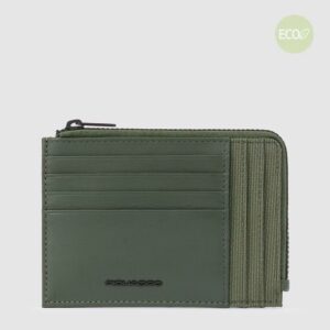 Porta monete PIQUADRO con carte di credito Gio Verde PU1243S124R