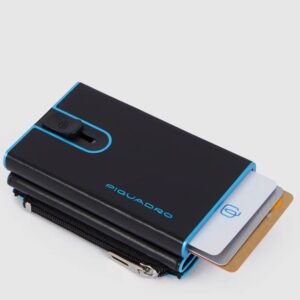 Compact wallet porta monete con sliding system PP5585B2BLR N