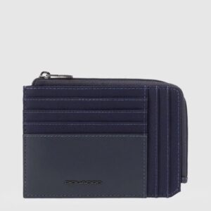 Porta monete con carte di credito PU1243BR2R BLU